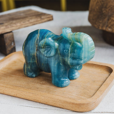 Blue Onyx Elephant