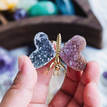 Amethyst Cluster Butterfly