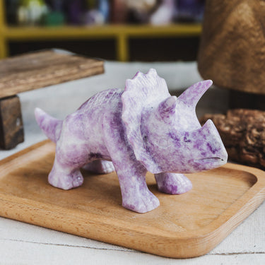 Lepidolite Triceratops