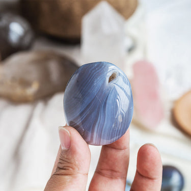 Druzy Agate Palm Stone