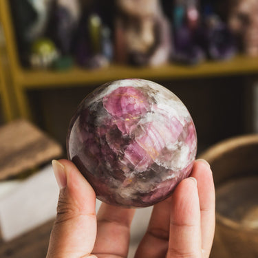 Pink Tourmaline Sphere