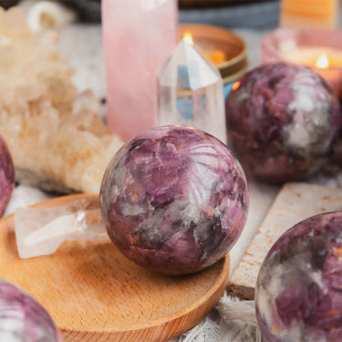 Pink Tourmaline Sphere