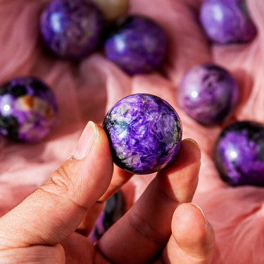 Charoite Sphere