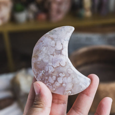 flower Agate Moon