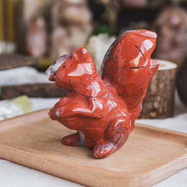 Red Jasper Squirrel