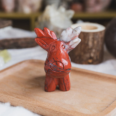 Red Jasper Reindeer