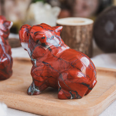 Red Jasper Dog