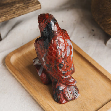 Red Jasper Crow