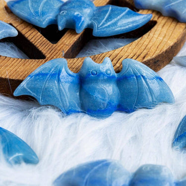 Blue aventurine bat - Reikilovecrystal