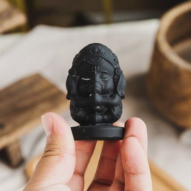 Black Obsidian Ganesha