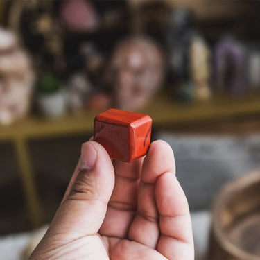 Red Jasper Cube