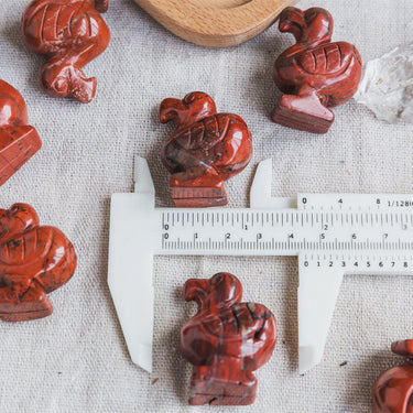 Red Jasper Dodo Bird