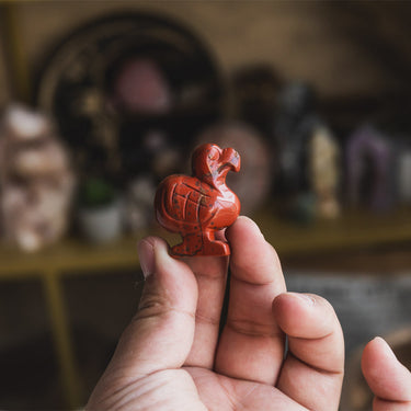 Red Jasper Dodo Bird