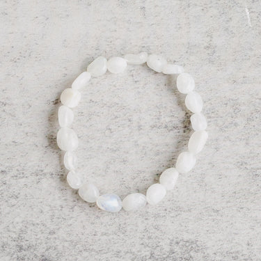 【Chips Bracelet 】 Rainbow Moonstone