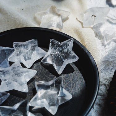 Clear Quartz Star