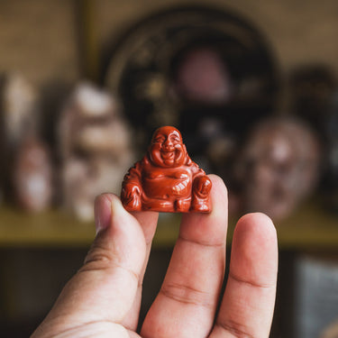 1" Red Jasper Buddha