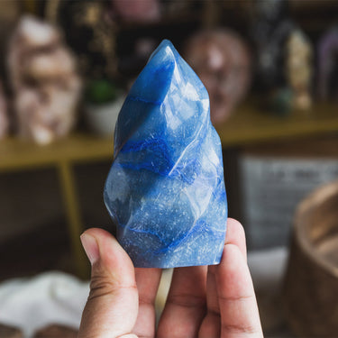 Blue Aventurine Flame