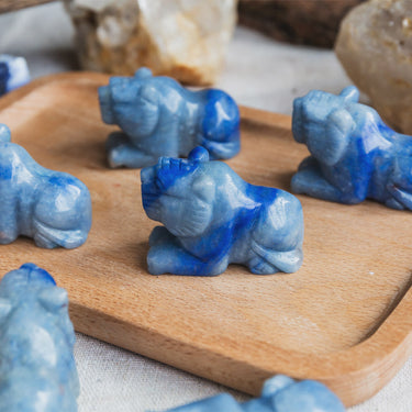 Blue Aventurine Tiger