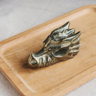 Pyrite Dragon Head