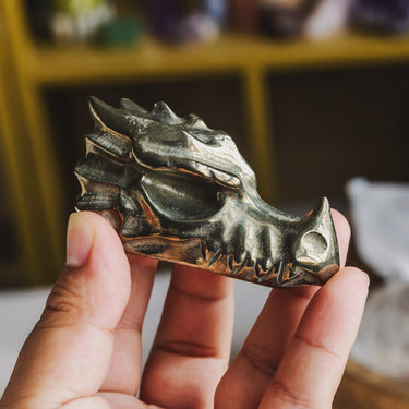 Pyrite Dragon Head