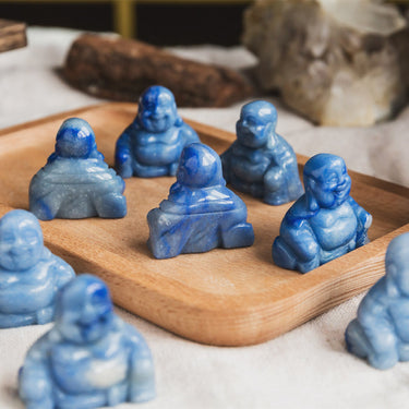 Blue Aventurine Mini Buddha