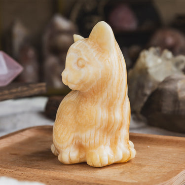 Orange Calcite Cat