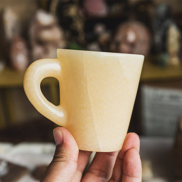 Orange Calcite Cup