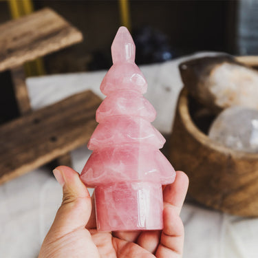 Rose Quartz Christmas Tree