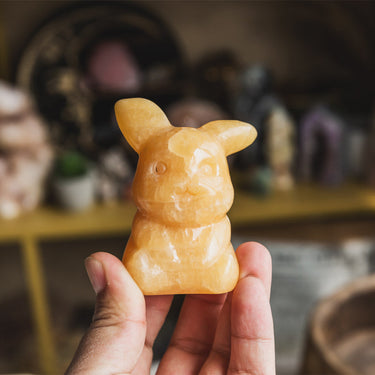 Orange Calcite Pikachu