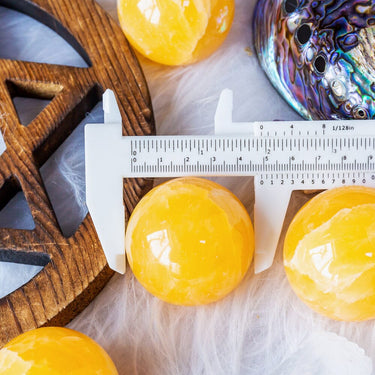 Orange Calcite Sphere