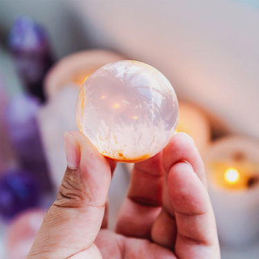 Pink Garden Quartz Sphere