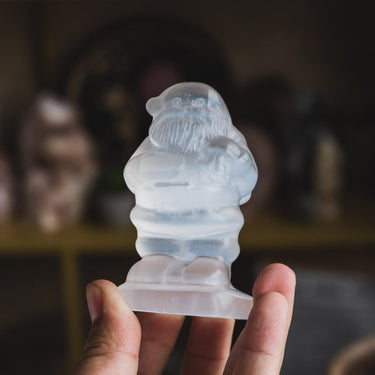 Selenite Santa Claus