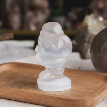 Selenite Santa Claus