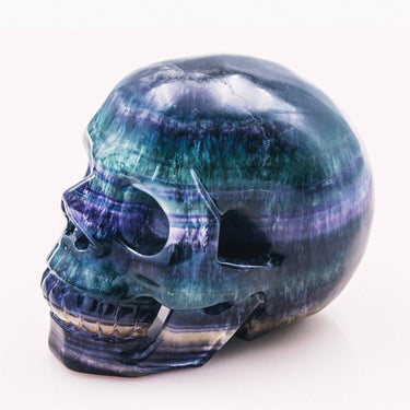 Rainbow Fluorite Skull