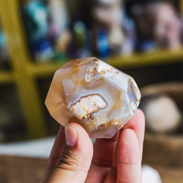 Flower Agate Free Form