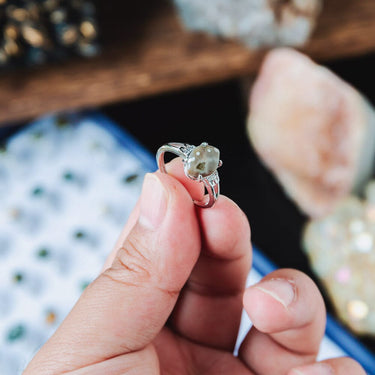 Bubble Ocean Jasper Ring