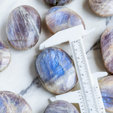 Rainbow Moonstone Palm Stone