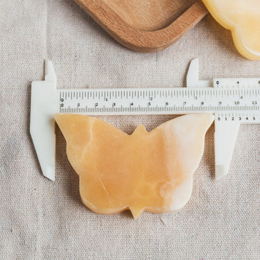 Orange Calcite Butterfly