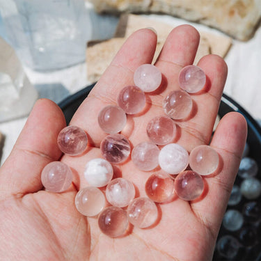 Pink Garden Quartz Ball