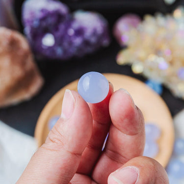 Blue Chalcedony Ball