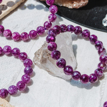 Purple Mica Bracelet