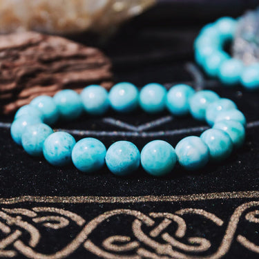 Natural Larimar Bracelet