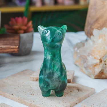 Green Fluorite Llama