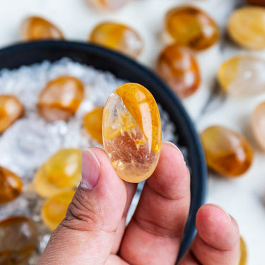 Golden healer Tumbled Stone