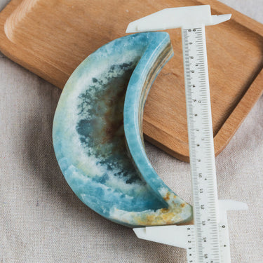 Blue Onyx Moon Bowl