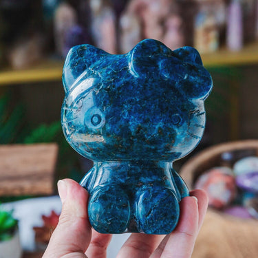 5" Blue Apatite Hello Kitty