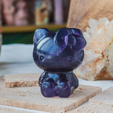 Purole Fluorite Hello Kitty