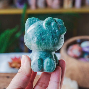 Green Jade Hello Kitty