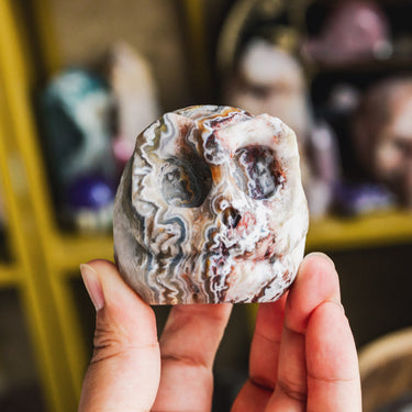 Mexico Agate Jack Skull