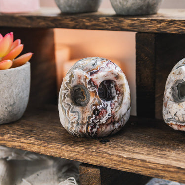 Mexico Agate Jack Skull